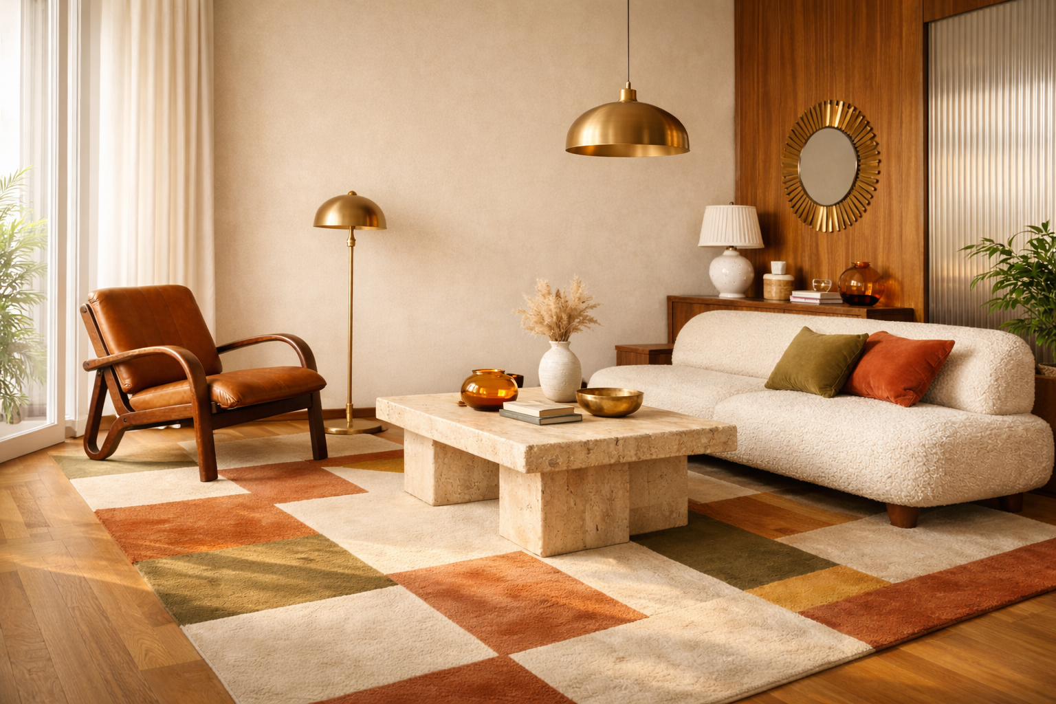 Salon — widok z oknem